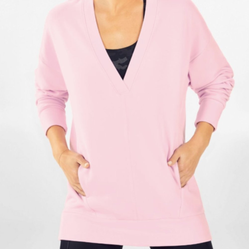 Light Petal Fabletics Rosaline V Neck Pullover
